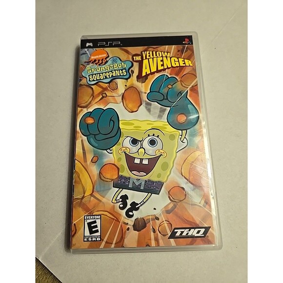 THQ Other - SpongeBob SquarePants The Yellow Avenger Sony PSP Complete in Box